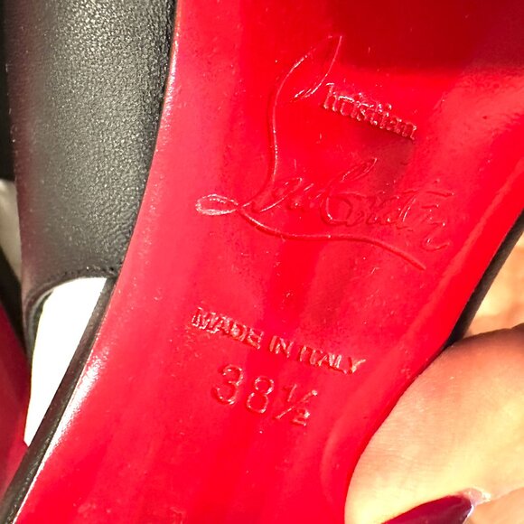 Christian Louboutin CONDORA STRAP 85  Ankle Strap Pumps Sandals Heels Shoes - Picture 15 of 16